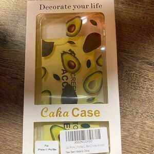 iPhone 11 Pro Max Avocado Phone case NWT